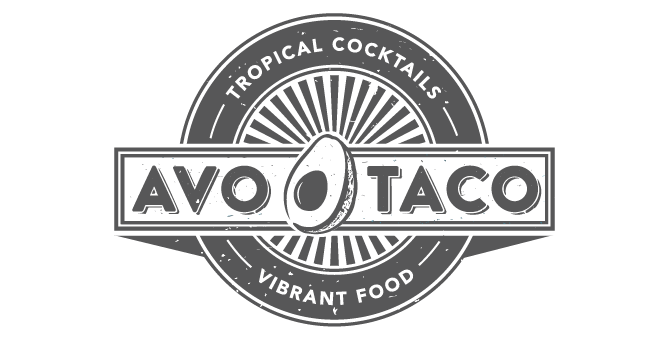 AVO TACO Logo - Tropical Cocktails & Vibrant Food